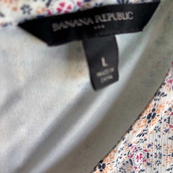 Banana Republic large sleeveless floral top - Picture 5 of 6